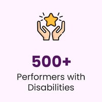 500+ Performers with Disabilities